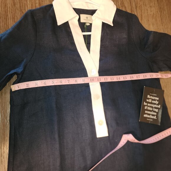 Tuckernuck Navy Collier Dress NWT Med - Picture 5 of 10